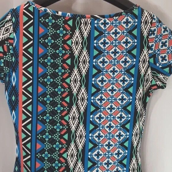 LA Breeze dress women's size large multicolor mini - Picture 7 of 11